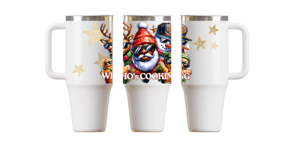Cool Snowman Chillin' tumbler - Image 3