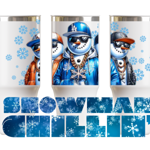 Cool Snowman Chillin' tumbler