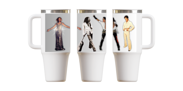 Songs as an Angel Tumbler with our amazing Artist