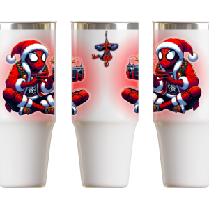 Christmas Spiderman Tumbler
