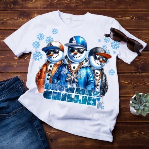 Cool Snowman Chillin' Tee