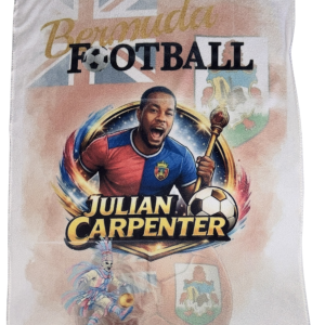 Bermuda football star Julian Carpenter Neck towels