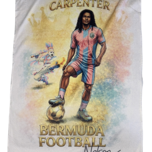 Bermuda football star Nelson Carpenter Neck towels