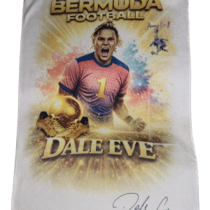 Bermuda football star Dale Eve Neck towels